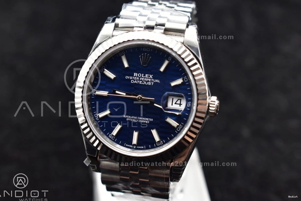 1:1 VS 904L DateJust SS Blue VSF 126334 Bracelet Fashionable Dial Best Jubilee Checked 617 41 Edition on 0704